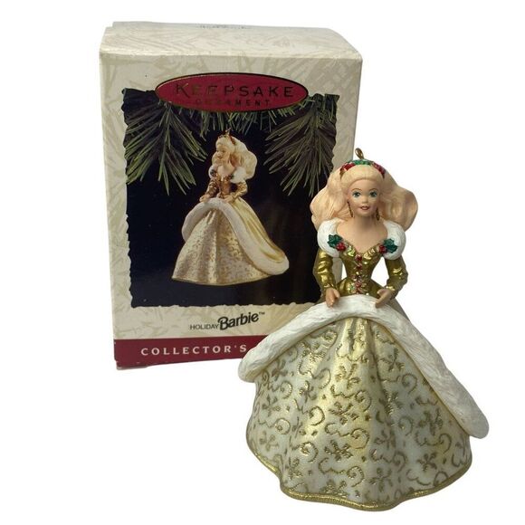 Holiday Barbie 2nd in series Hallmark Ornament 1994 - Picture 1 of 4